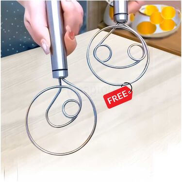 Multi Functional Stainless Steel Dough Mixer & Egg Beater (DM1)