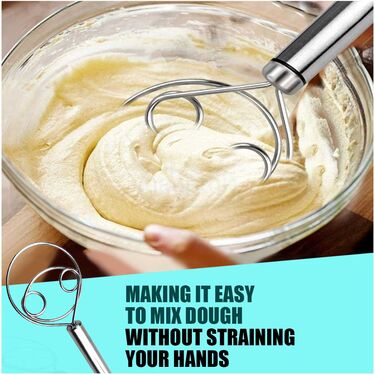 Multi Functional Stainless Steel Dough Mixer & Egg Beater (DM1)