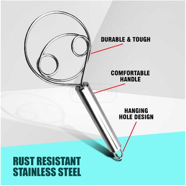 Multi Functional Stainless Steel Dough Mixer & Egg Beater (DM1)