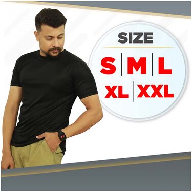 Pack of 5 Round Neck T-shirts with Digital Watch Free