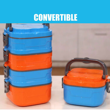 3 Layer + Free 2 Layer Lock & Go Hot Insulated Tiffin (2&3LST)