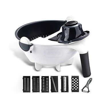 9 in 1 Multi Function Vegetable Cutter Drain Basket (BC1)