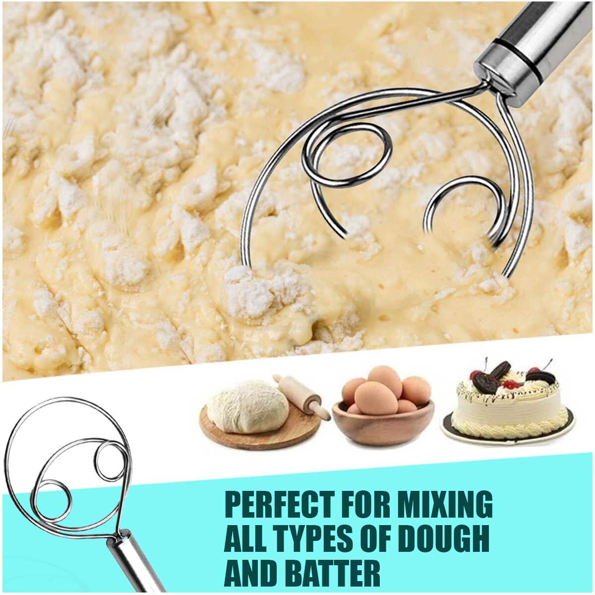 Multi Functional Stainless Steel Dough Mixer & Egg Beater (DM1)
